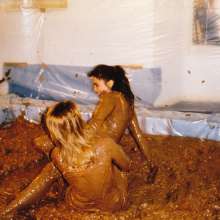 katew: Three girls in a mud pool