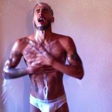 RevSlymsford: Rafa Soaked!  Hosed down and Strips to Underwear