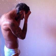 RevSlymsford: Rafa Soaked!  Hosed down and Strips to Underwear