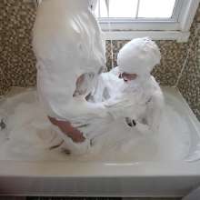 Stella: Stella gives her sub a blowjob and fucks in in fluffy white slime.