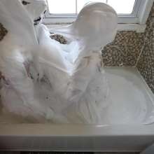 Stella: Stella gives her sub a blowjob and fucks in in fluffy white slime.