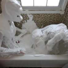 Stella: Stella gives her sub a blowjob and fucks in in fluffy white slime.