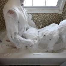 Stella: Stella gives her sub a blowjob and fucks in in fluffy white slime.
