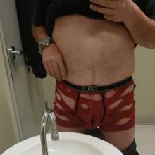 wetnmessyme: A little underwear ripping while at work