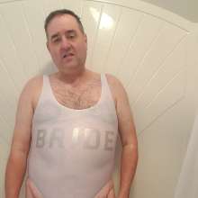 wetnmessyme: A little bride swimsuit see-through wetlook