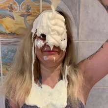 KatrinaMessyMilf: Me in Sexy White Lingerie Getting Messy