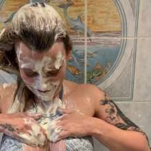 KatrinaMessyMilf: Me in Sexy White Lingerie Getting Messy