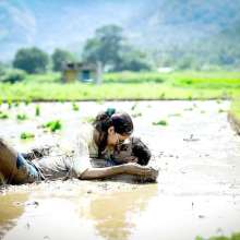 TimsMessyFiction: Indian Newlyweds in the Mud