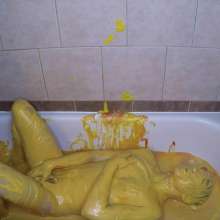 Alexxx: Alex Bathes in Condiments