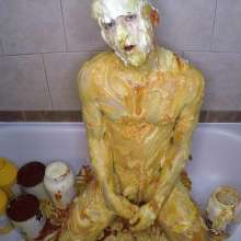Alexxx: Alex Bathes in Condiments