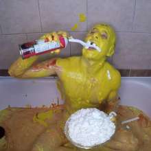 Alexxx: Alex Bathes in Condiments