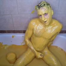 Alexxx: Alex Bathes in Condiments
