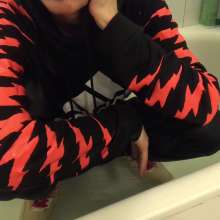 vro: Bath with Adidas Hoodie Joggers Soccer Kit and Nike AF1