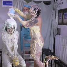 RevSlymsford: Pies On A Plane 2!  Passengers'  Sexy Erotic Piefight