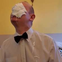 CustardFlanman: Custard Flanman Gets His Just Deserts!  (Woman Pies Man)