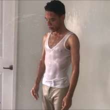 RevSlymsford: Daniel Soaked with the Hose, Clothes Turned See-through