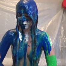 Jayce: Dixies Last Mess!  Nude, Tied, Pied and Slimed!