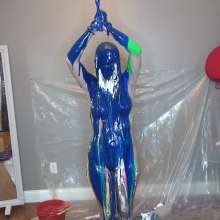 Jayce: Dixies Last Mess!  Nude, Tied, Pied and Slimed!