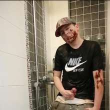 vstyle83: Humor Sweatpants + Chocolate Sauce and Cum