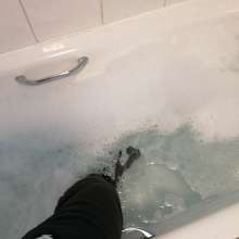 jamcustard22: Fully-clothed bath