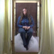 LiquidX: Michaela in Denim in the Foam-Filling 'SupaGunga'