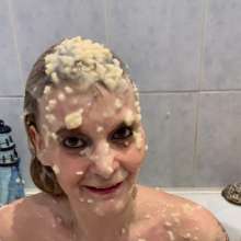 KatrinaMessyMilf: Katrina Food Sploshing with Rice Pudding