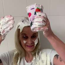 KatrinaMessyMilf: Milf Getting Messy with Foodstuff