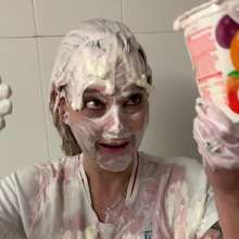 KatrinaMessyMilf: Milf Getting Messy with Foodstuff