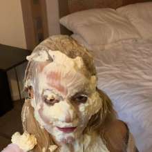 KatrinaMessyMilf: Schoolgirl Katrina Gets Pied