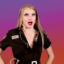PieZone: Sexy Cop Loraina Gets Full Cream Splattered!