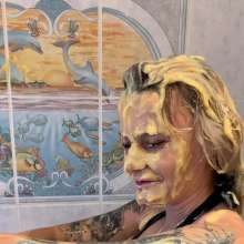 KatrinaMessyMilf: Sexy Milf Gets Messy with Custard