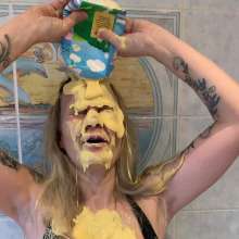 KatrinaMessyMilf: Sexy Milf Gets Messy with Custard