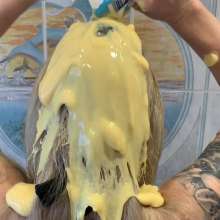 KatrinaMessyMilf: Sexy Milf Gets Messy with Custard