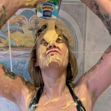 KatrinaMessyMilf: Sexy Milf Gets Messy with Custard