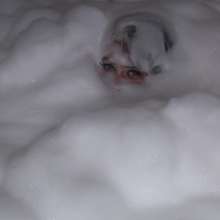 Jayce: Submerging in Mountain of Bubbles in "the" White Outfit