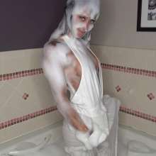 Jayce: Submerging in Mountain of Bubbles in "the" White Outfit