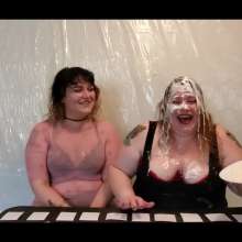 curiousvixen84: Vixen and Harlee Messy Memory Game