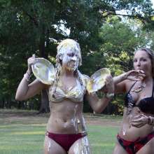 FunFilled Photography: Caley's Second Time Being Pied and Slimed by Kelly!