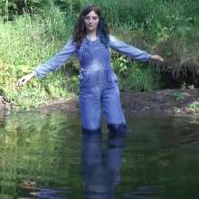 DungeonMasterOne: Maude's Denim Dungaree Dip!