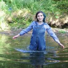 DungeonMasterOne: Maude's Denim Dungaree Dip!
