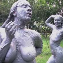 Alana SexyMessyBabes: Double Mud Sluts 1