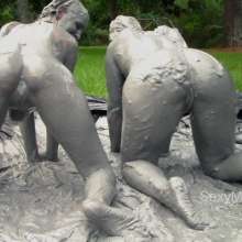 Alana SexyMessyBabes: Double Mud Sluts 2