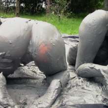 Alana SexyMessyBabes: Double Mud Sluts 2