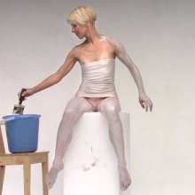 FOXY: Anna white clay covered