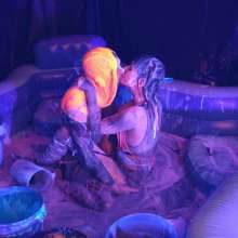 messyhot: Honey Heptane Turns Benji into a Slime Vampire