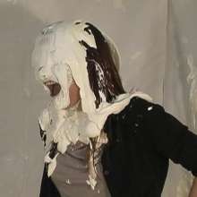 Alumi: 'Pie-curious' Japanese girl wants to get messy all over, and we help her!