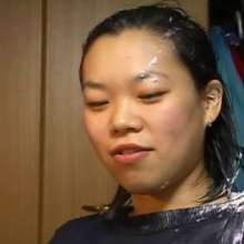 Alumi: 20-yr-old Japanese girl embraces messy face + foot fetish in unscripted vid