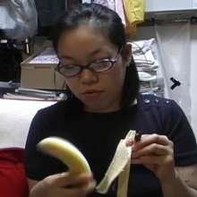 Alumi: 20-yr-old Japanese girl embraces messy face + foot fetish in unscripted vid