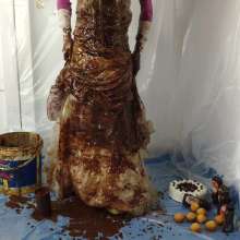 Wetlook Doll: Messy Quinceanera Dress