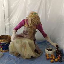 Wetlook Doll: Messy Quinceanera Dress